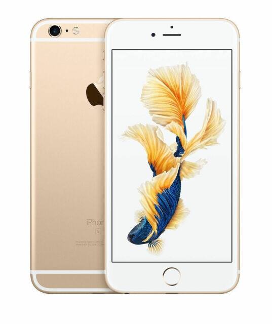 Back. Apple - iPhone 6s Plus A1687 (Fully Unlocked) 16GB - Gold.