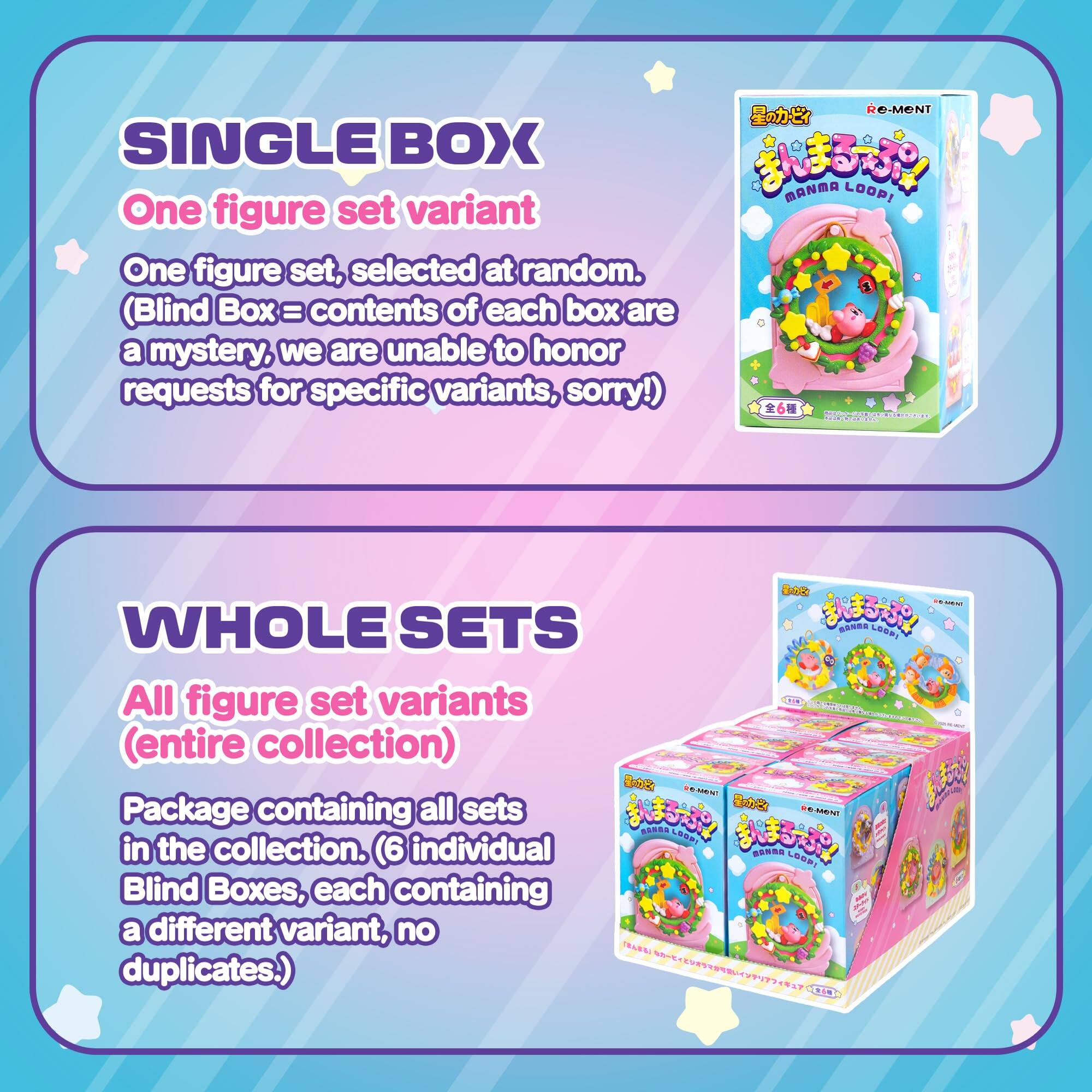 Hamee RE MENT Kirby Blind Box Diorama Mini Collectible Figure Terrarium ...