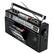 Left. QFX - Radio/Cassette to MP3 Boombox Converter - Black.