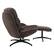 Alt View 12. OSP Home Furnishings - Kerry Swivel Lounge Chair & Footrest - Brown.