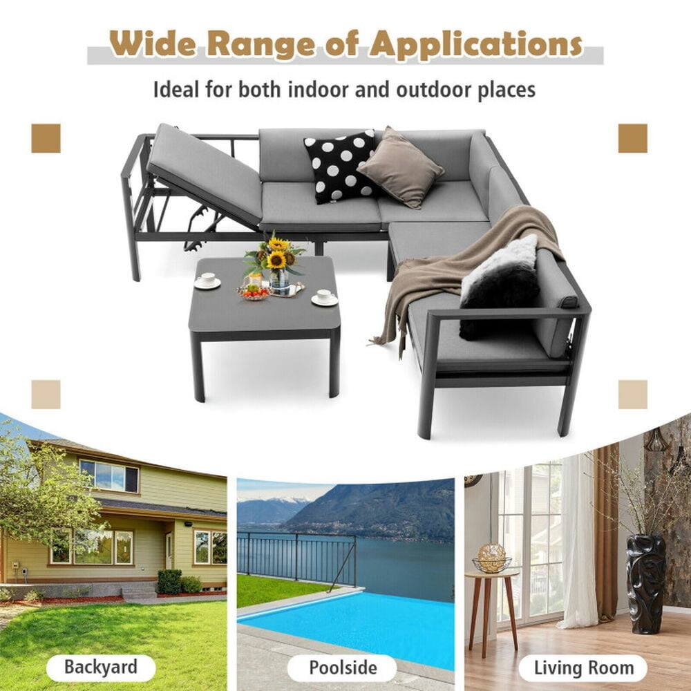 Wide Range of Applications  
Ideal for both indoor and outdoor places  

Backyard  
Poolside  
Living Room