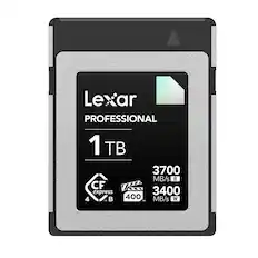 Lexar PROFESSIONAL 1 TB 3700 MB/s R 3400 MB/s W CF express 4 400