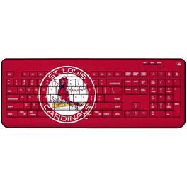 Keyscaper - 1966-1997 Cooperstown Solid Design Wireless Keyboard - Multicolor