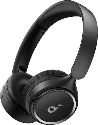 Front. Soundcore - by Anker H30i Wireless On-Ear Headphones - Black.