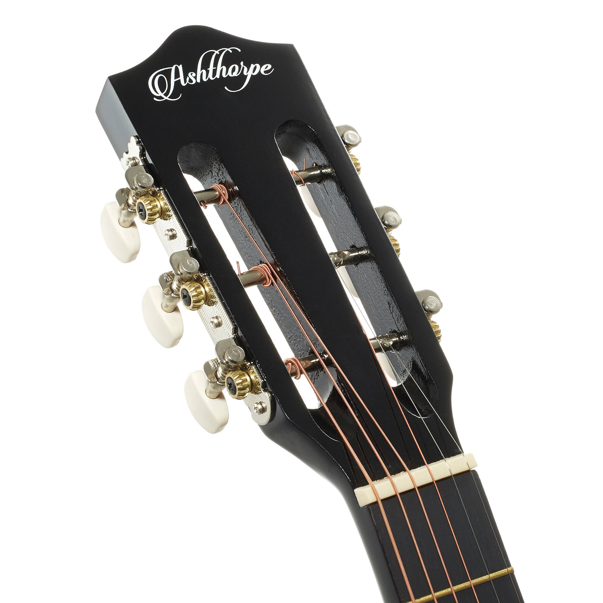 Alt View 4. Ashthorpe - Beginner Acoustic Guitar Package - Starter Kit - Sunburst.