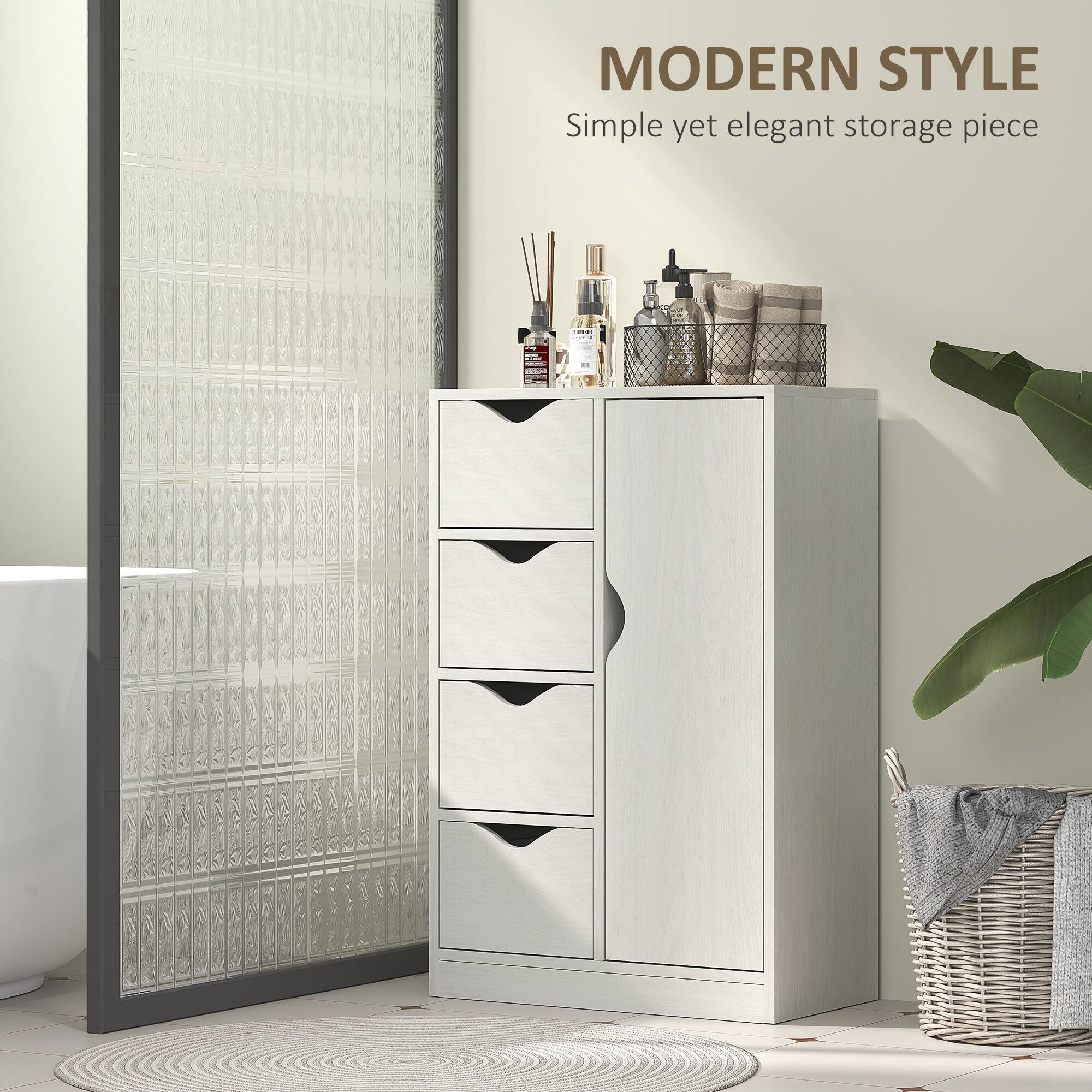 MODERN STYLE
Simple yet elegant storage piece