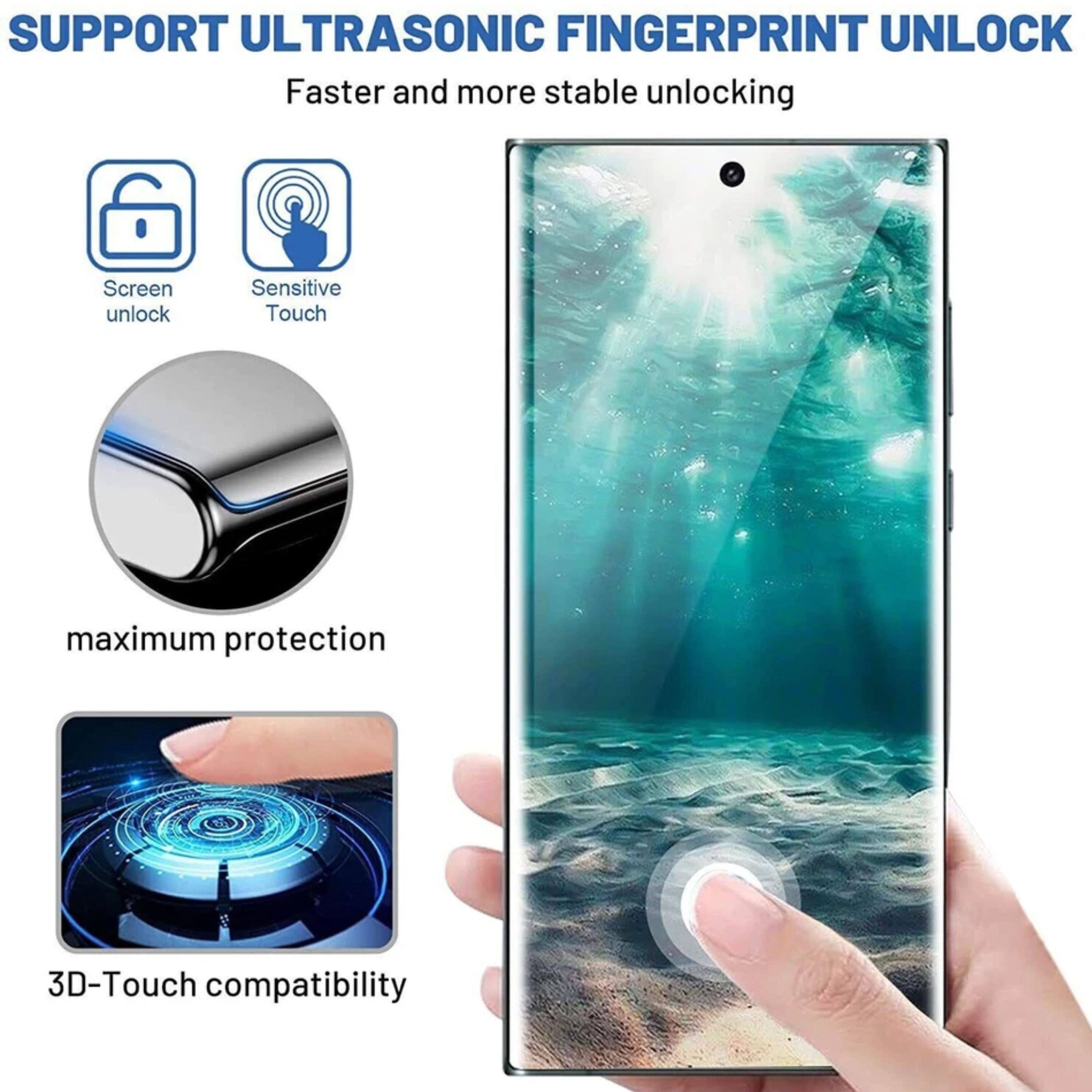SUPPORT ULTRASONIC FINGERPRINT UNLOCK  
Faster and more stable unlocking  
Screen unlock  
Sensitive Touch  
maximum protection  
3D-Touch compatibility