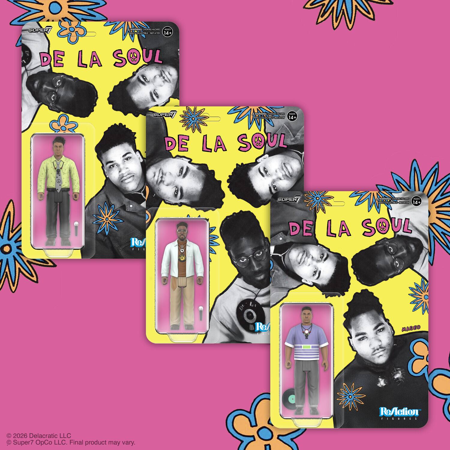 DE LA SOUL

© 2026 Delacratc LLC
© Super7 OpCo LLC. Final product may vary.