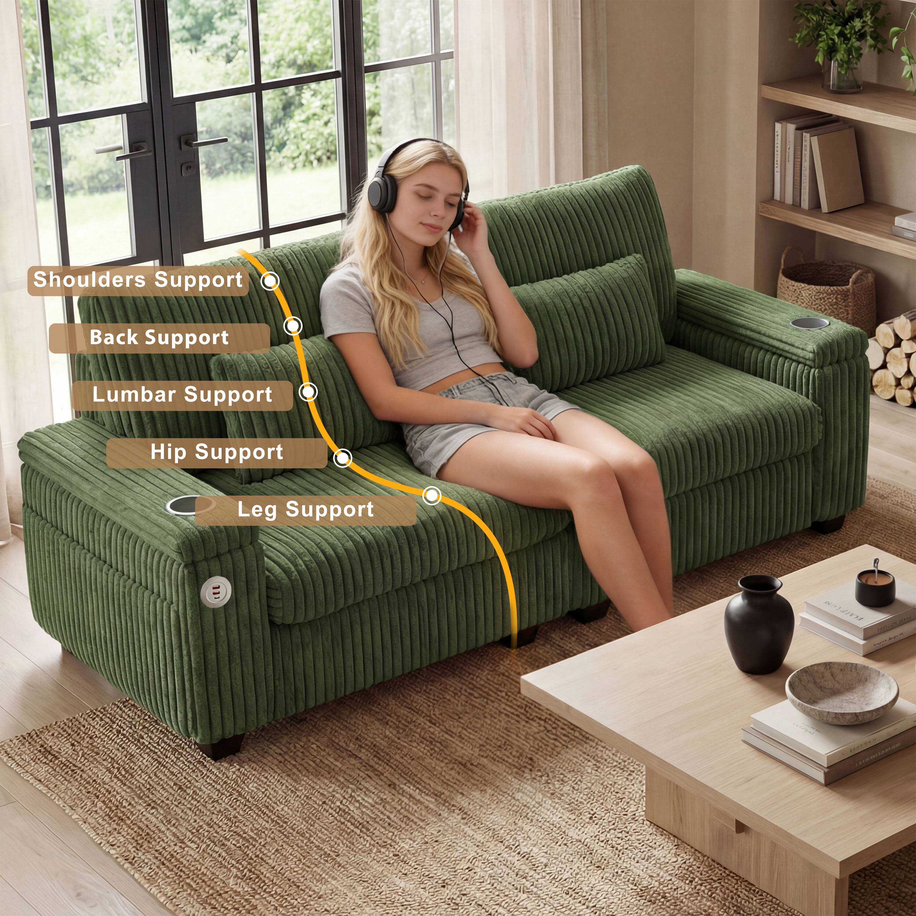 Shoulders Support  
Back Support  
Lumbar Support  
Hip Support  
Leg Support