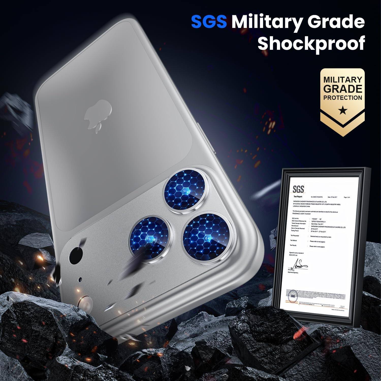 SGS Military Grade Shockproof

MILITARY GRADE PROTECTION

SGS