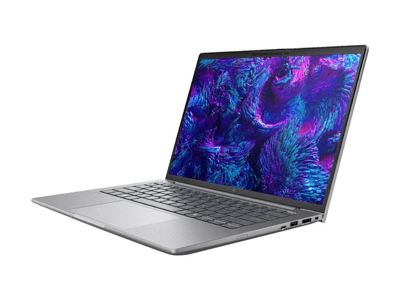 Alt View 5. HP - HP ZBook 8 G1i 14" - Intel Core Ultra 7 - 16 GB - 512 GB SSD - Windows 11 Pro - Intel Arc 140T & RTX 500 - Wi-Fi 7 - Meteor Silver.