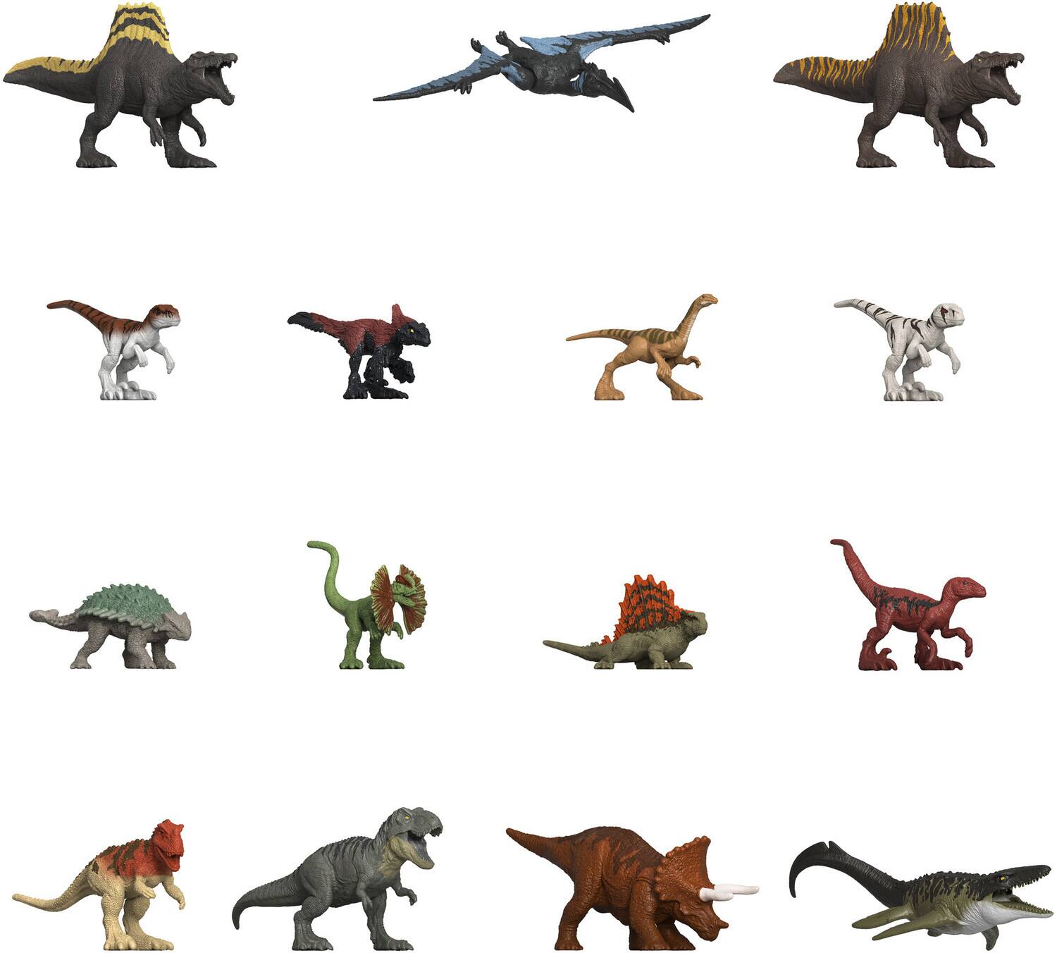 Alt View 4. Mattel - Mattel - Jurassic World: Rebirth Mini Dinosaur 15-Pack  - COLLECTABLES - Multicolor.