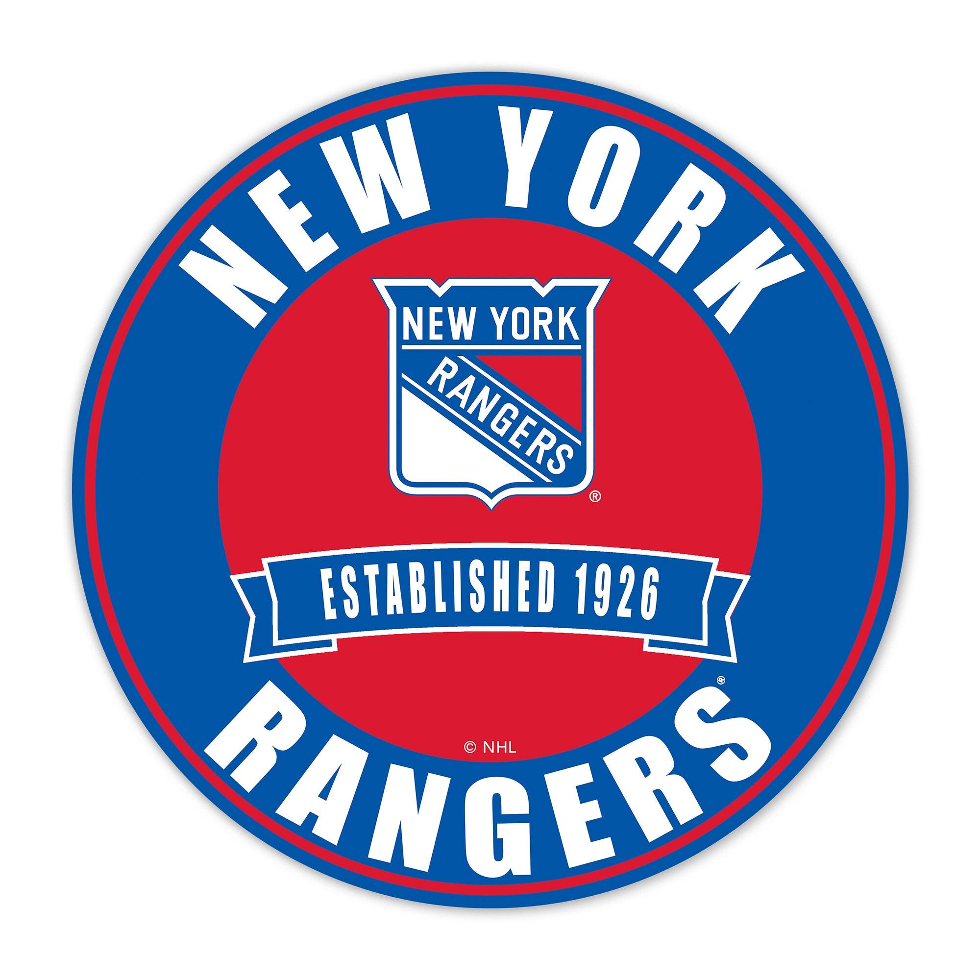 New York Rangers 24" Circle with Banner