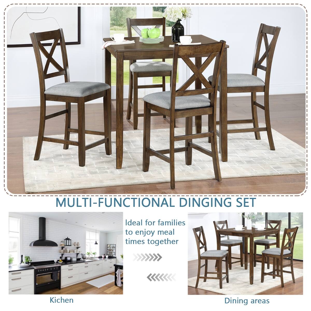MULTI-FUNCTIONAL DINING SET

Ideal for families to enjoy meal times together

Kitchen

Dining areas