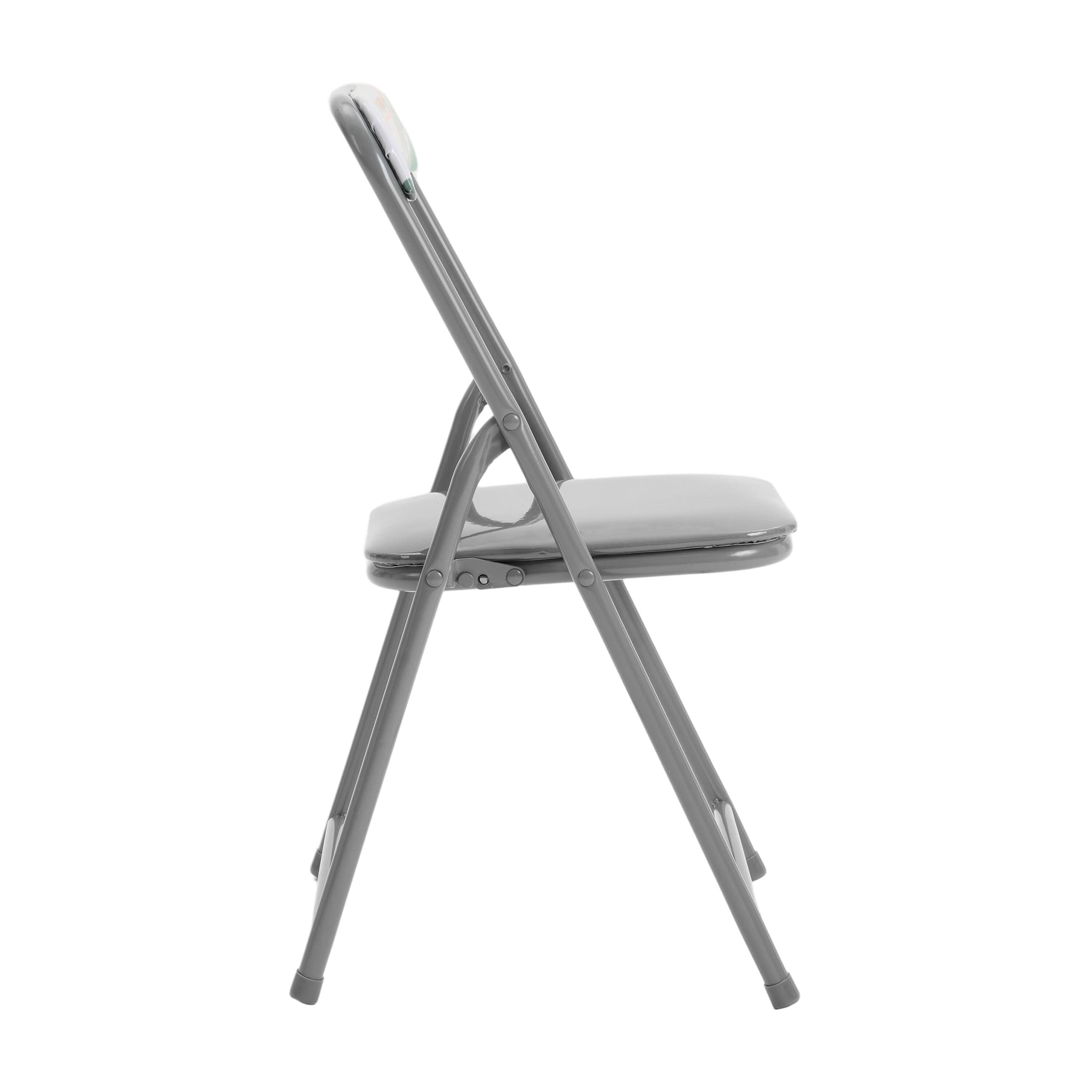 Alt View 10. Emma + Oliver - Kids 5 Piece Folding Table and Chair Set - Kids Activity Table Set - Printed.