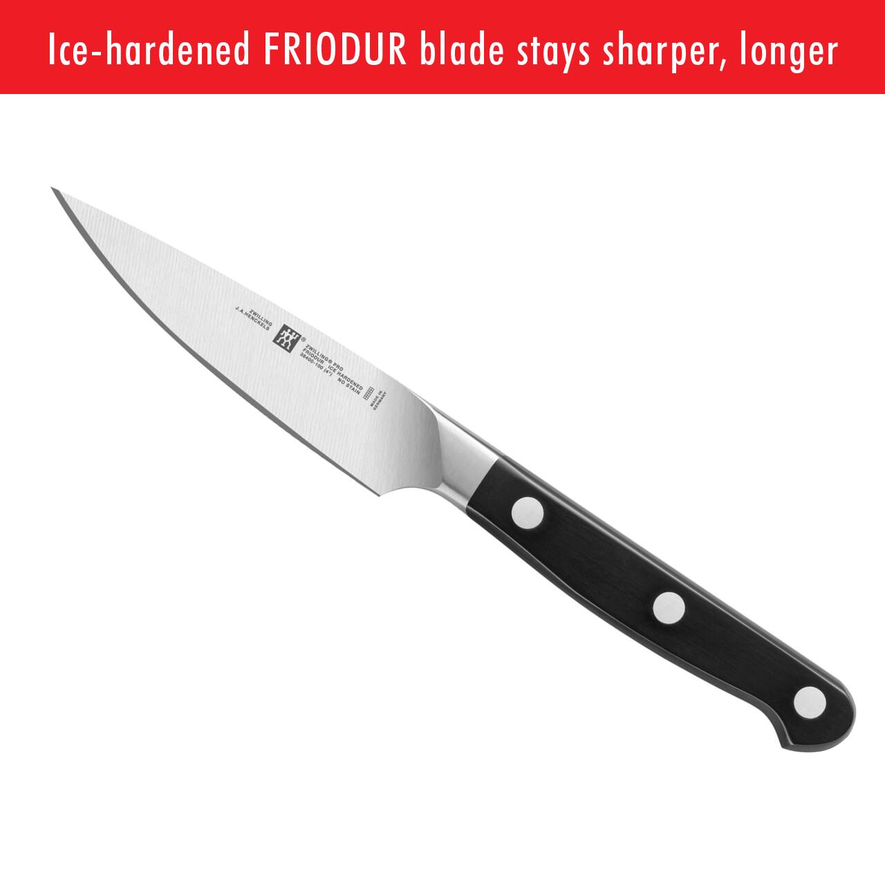 Ice-hardened FRIODUR blade stays sharper, longer
