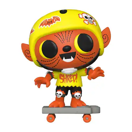 Front. Funko - Funko Boo Hollow Paka Paka Vinyl Figure | Phinneas on Skateboard - Multi-Color.