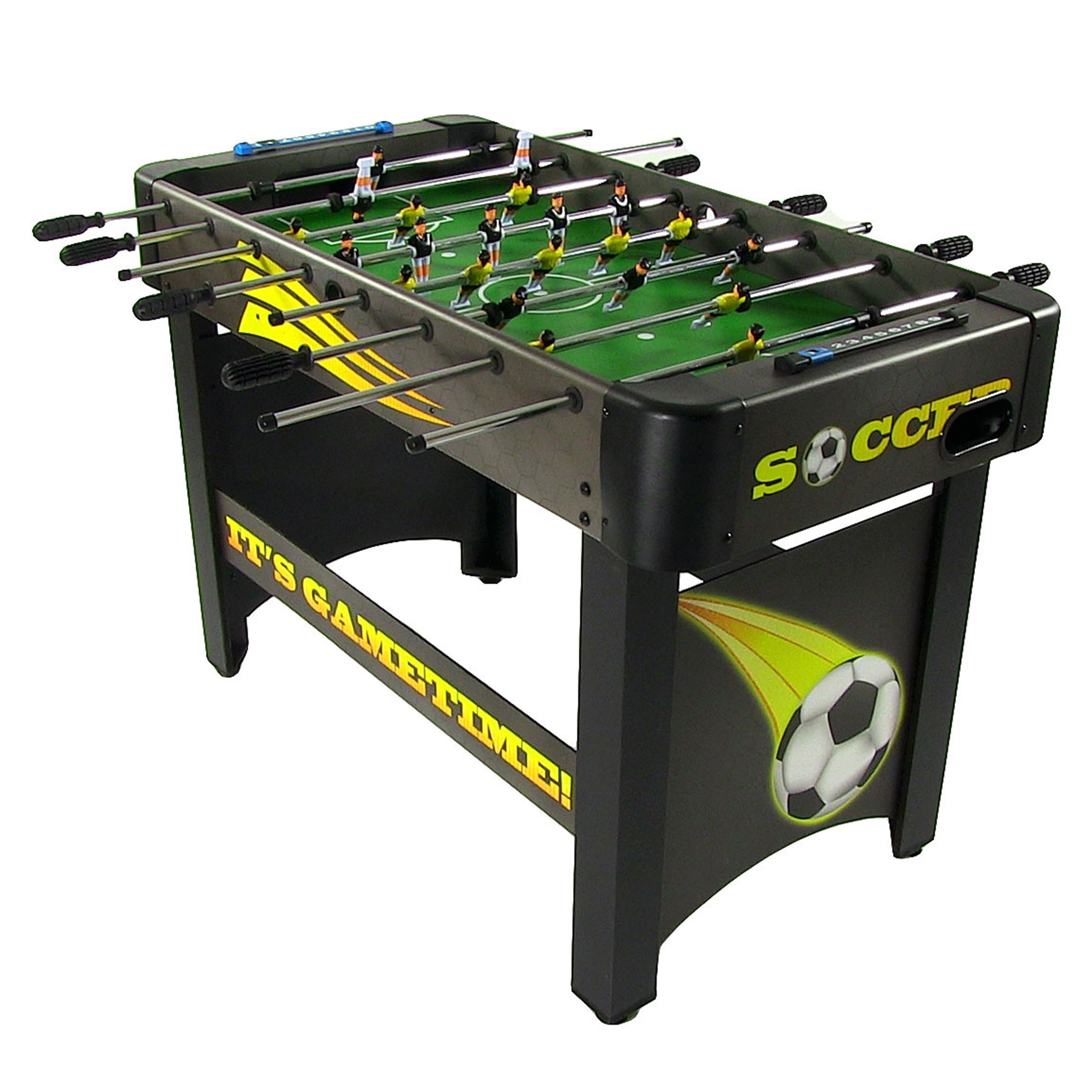 Sunnydaze - 48 in Indoor Foosball Game Table - Black