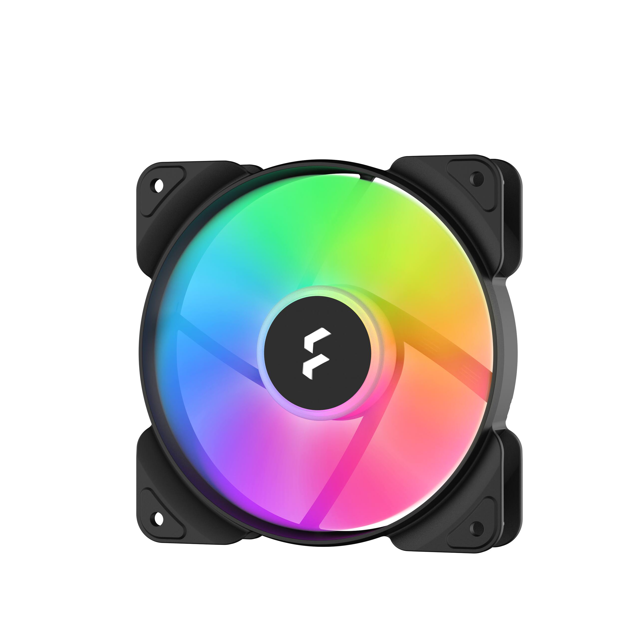 Angle. Fractal Design - Aspect 12 RGB PWM Cooling Fan - 3 Pack - Black.