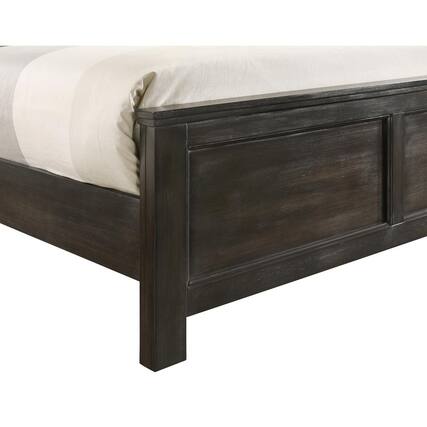 Front. New Classic Furniture - Furniture Andover Twin Size Solid Wood Bed in Nutmeg - Nutmeg.