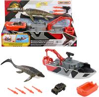 Matchbox - Jurassic World Mosasaurus Rescue Action Boat - Front_Zoom