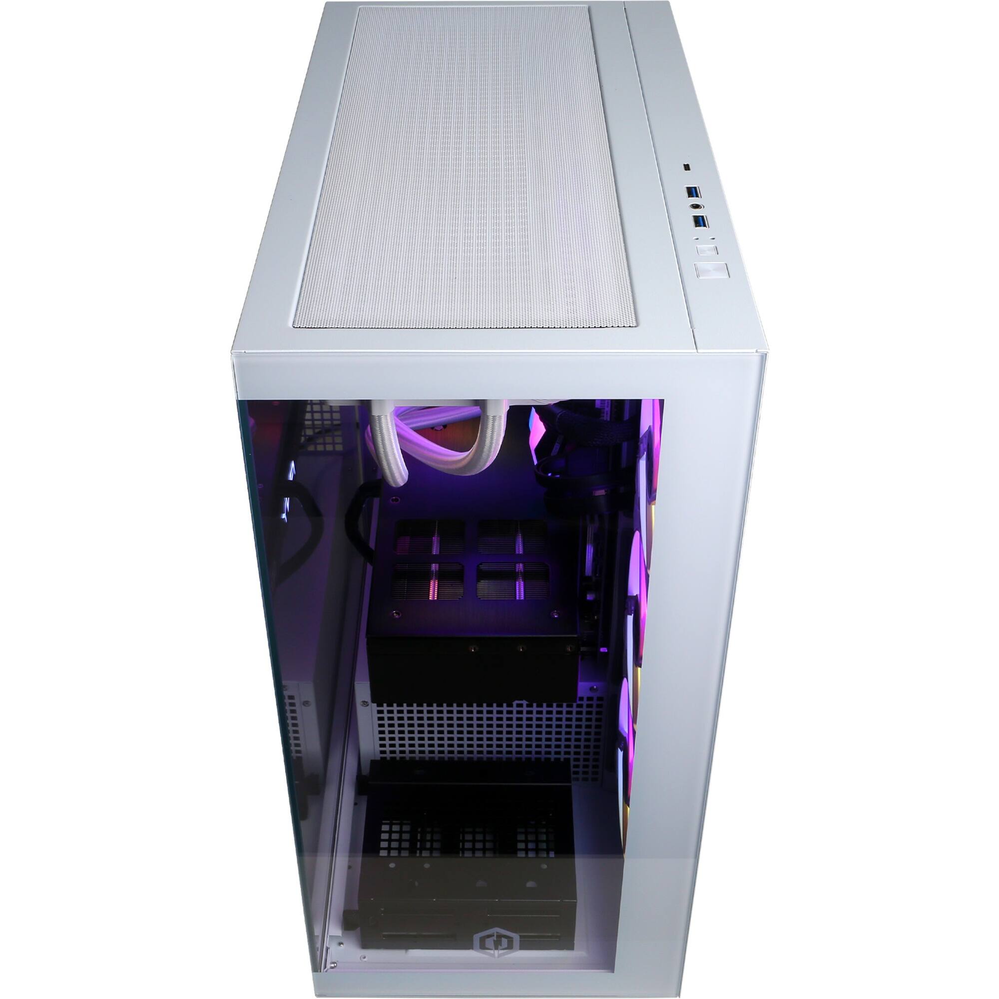 Alt View 11. CyberPowerPC - Gaming Desktop - Intel Core Ultra 9 285K - NVIDIA GeForce RTX 5080 16GB - 64GB DDR5 - 4TB PCIe 4.0 SSD - White.
