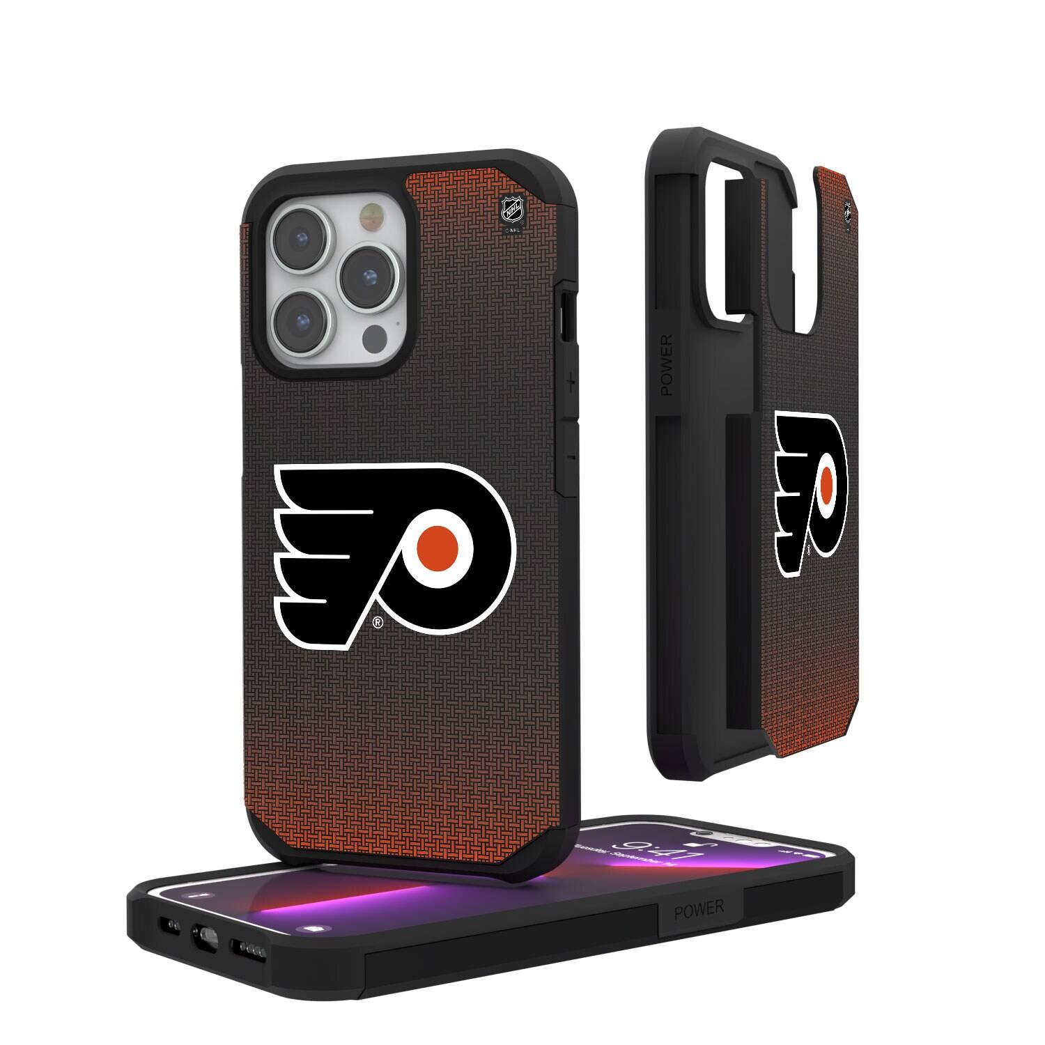 Keyscaper - NHL - Philadelphia Flyers Linen Logo iPhone Rugged Case - 16 Pro Max - Black price history on PriceWatchPro