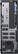 Back. Dell - Refurbished OptiPlex 7070-SFF Desktop - Intel Core i5-8500 - 8GB Memory - 256GB SSD - Black.