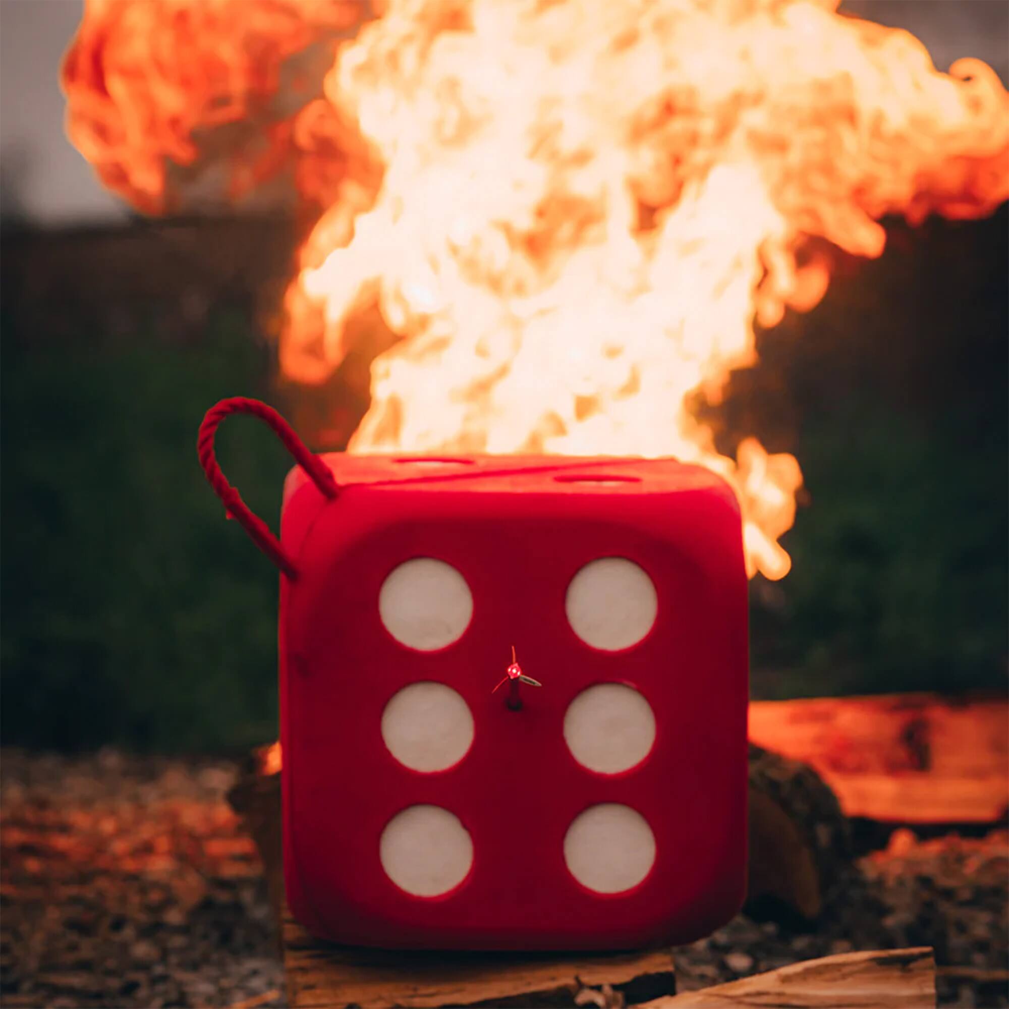 Alt View 5. Morrell Targets - Morrell Targets High Roller Foam 6 Sided 21 Combo Archery Target, 13x13x13", Red - Red.