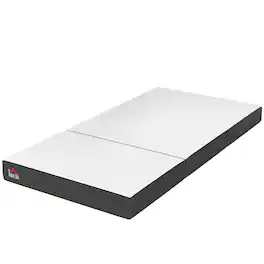 Homcom - Mattress, 6 Inch Memory Foam Mattress for Guest, Camping, RV, Travel, Yoga, Made in USA - White