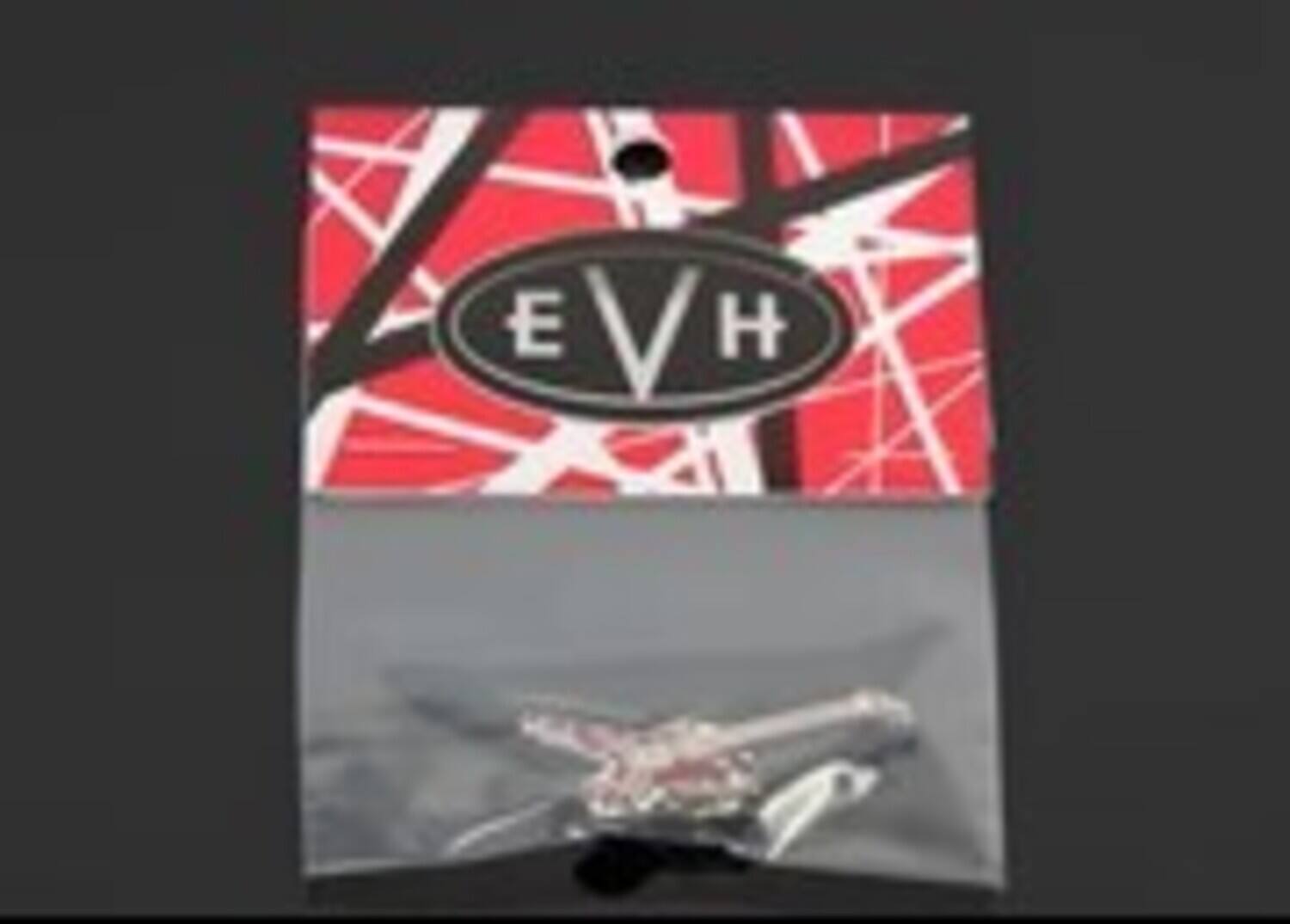 Alt View 2. PopMarket - Eddie Van Halen - EVH - Eddie Van Halen - Shark Guitar Pin   - NOVELTIES - Multicolor.
