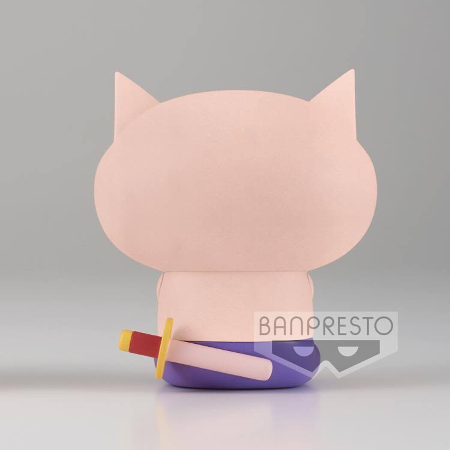 Alt View 2. PopMarket - BanPresto - Crayon Shinchan - Fluffy Puffy - Buriburi Zaemon (Version B) Figure   - Collectibles - Multicolor.