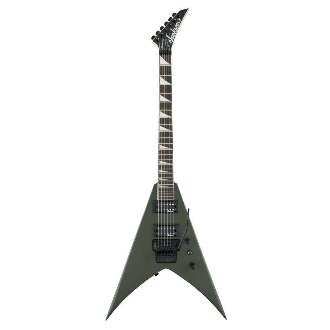 Front. Jackson - Jackson JS Series King V JS32, Matte Army Drab Electric Guitar.