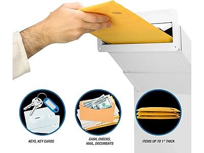 KEYS, KEY CARDS

CASH, CHECKS, MAIL, DOCUMENTS

ITEMS UP TO 1" THICK