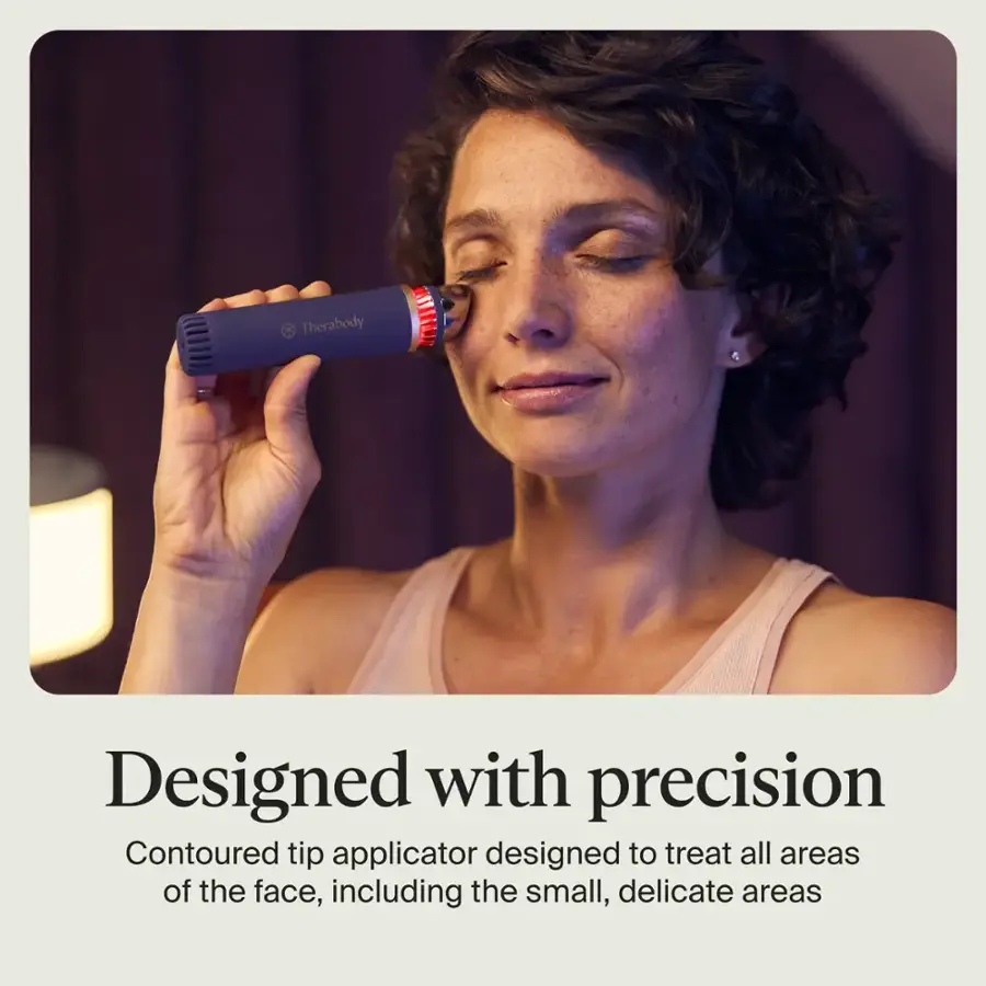 Designed with precision, the contoured tip applicator is designed to treat all areas of the face, including small, delicate areas.