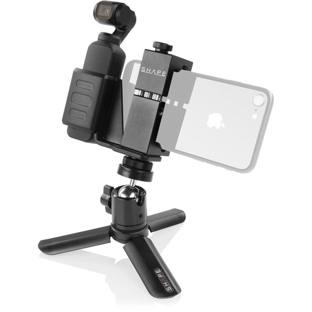 Alt View 1. Shape - Shape SOPT Security Bracket Connection w/Selfie Grip Tripod for Osmo Pocket.