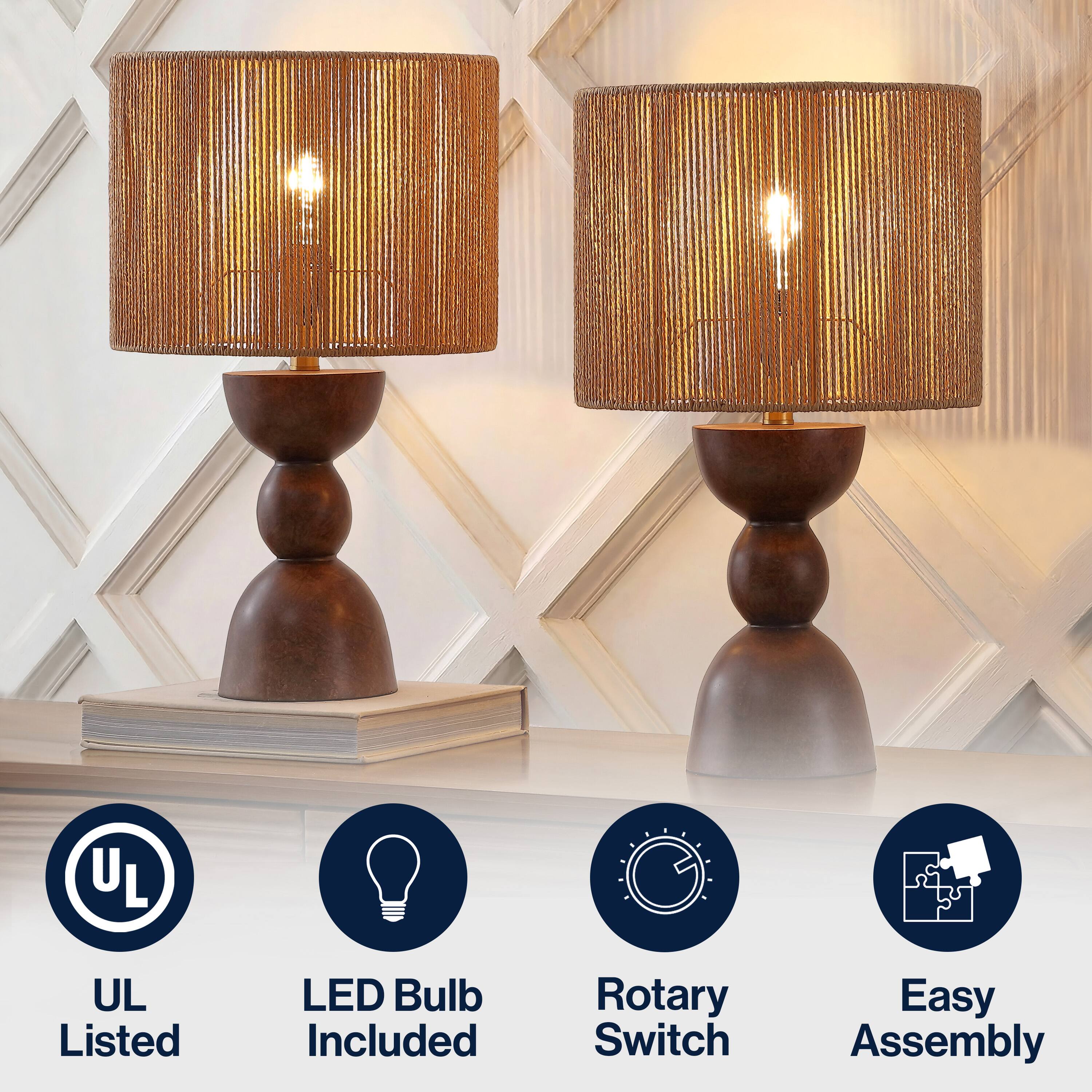UL Listed LED Bulb Included Rotary Switch Easy Assembly