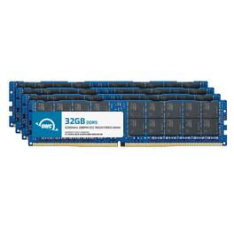 OWC - 128GB (4x32GB) DDR5 5200MHz 2Rx4 CL42 ECC Registered 288p RDIMM Memory RAM for Workstations, Servers, NAS Systems - Black Chips