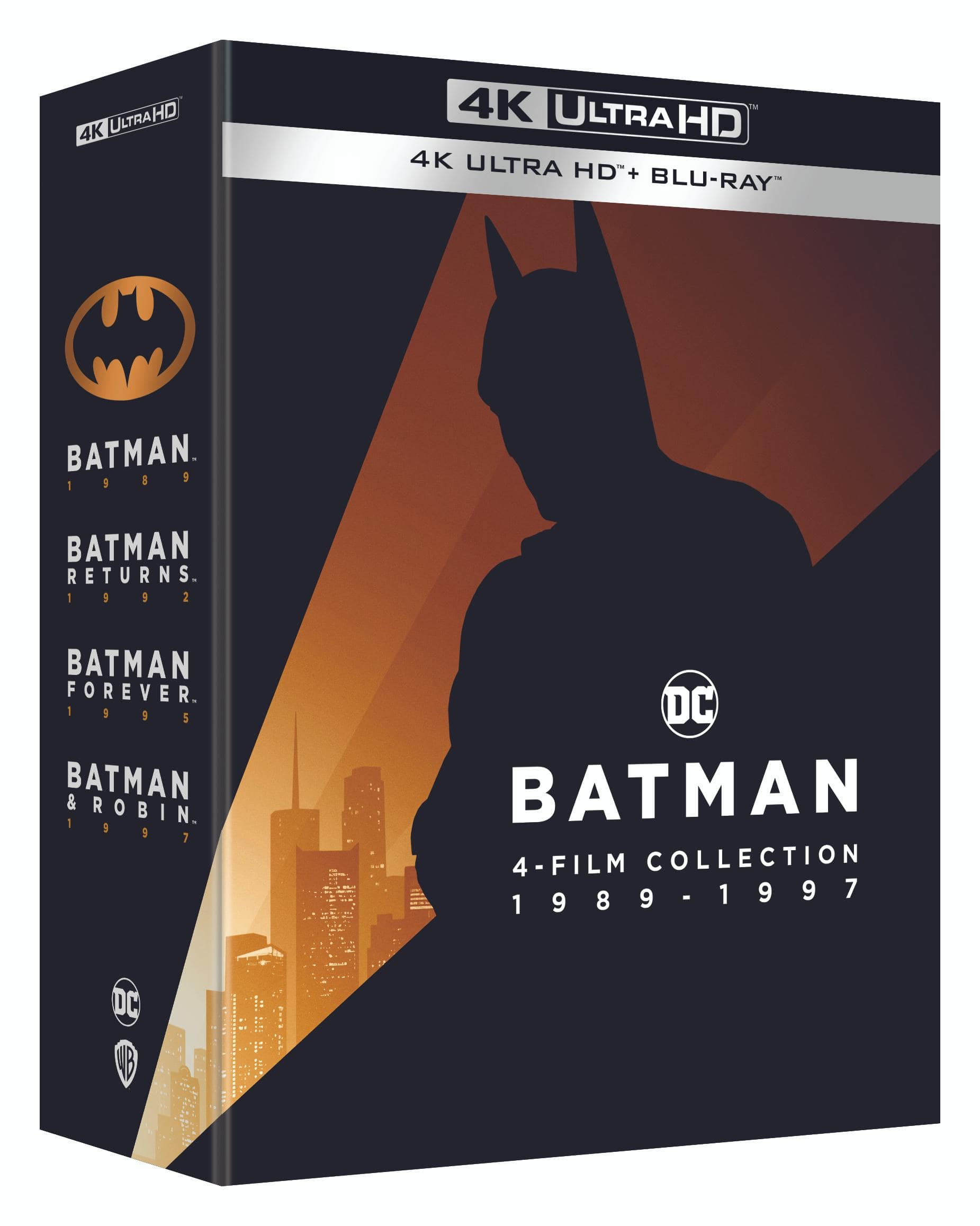 Batman 4 film Collection (4K Ultra HD + Blu ray (Ultimate