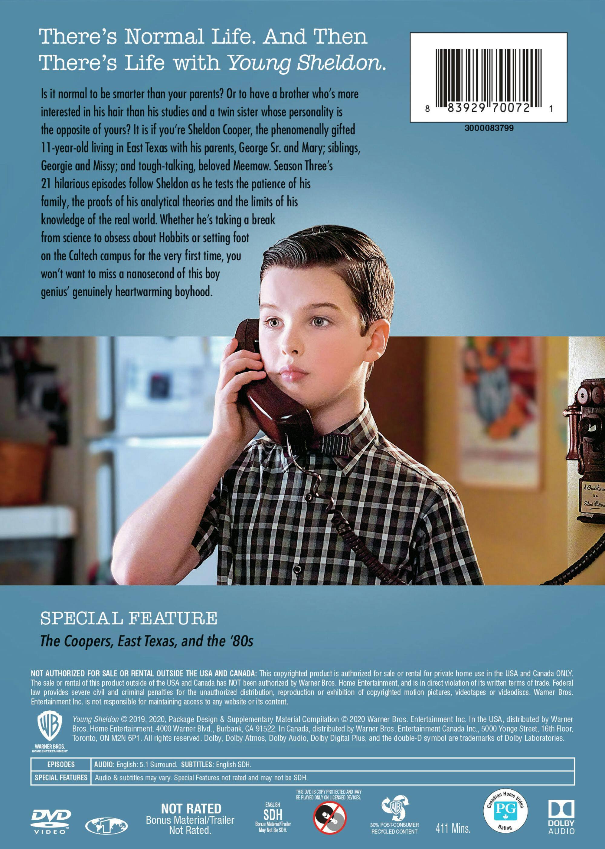 Angle. Young Sheldon: The Complete Third Season [DVD].