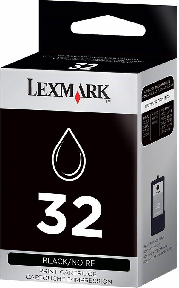 **Lexmark 32 Black Print Cartridge**

**Compatibility:**
- Lexmark Printers: P90 Series, P300 Series, P600 Series, X350 Series, X450 Series, X5450 Series, X5470 Series, X7170 Series, X750 Series, X750 Series, X8350 Series, X8350 Series, X8350 Series, X8350 Series, X8350 Series, X8350 Series, X8350 Series, X8350 Series, X8350 Series, X8350 Series, X8350 Series, X8350 Series, X8350 Series, X8350 Series, X8350 Series, X8350 Series, X8350 Series, X8350 Series, X8350 Series, X8350 Series, X8350 Series, X8350 Series, X8350 Series, X8350 Series, X8350