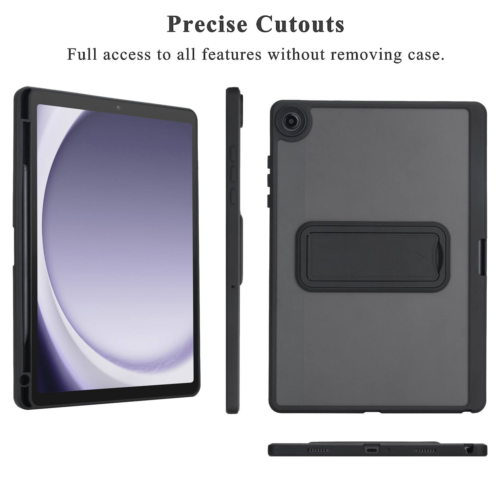 Precise Cutouts  
Full access to all features without removing case.