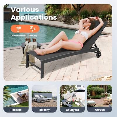 Various Applications

- Afternoon tea
- Sleeping

Poolside
Balcony
Courtyard
Garden