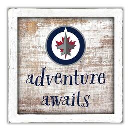 Fan Creations - Winnipeg Jets 14'' x 13'' Adventure Awaits Money Box - Multicolor