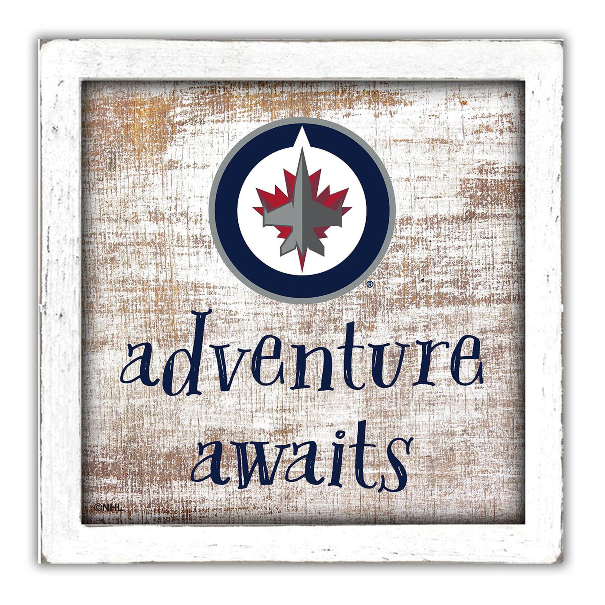 Winnipeg Jets 14'' x 13'' Adventure Awaits Money Box