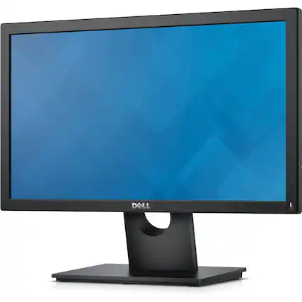 Front. Dell - 18.5" WXGA LED LCD Monitor (DisplayPort, VGA) - Black.