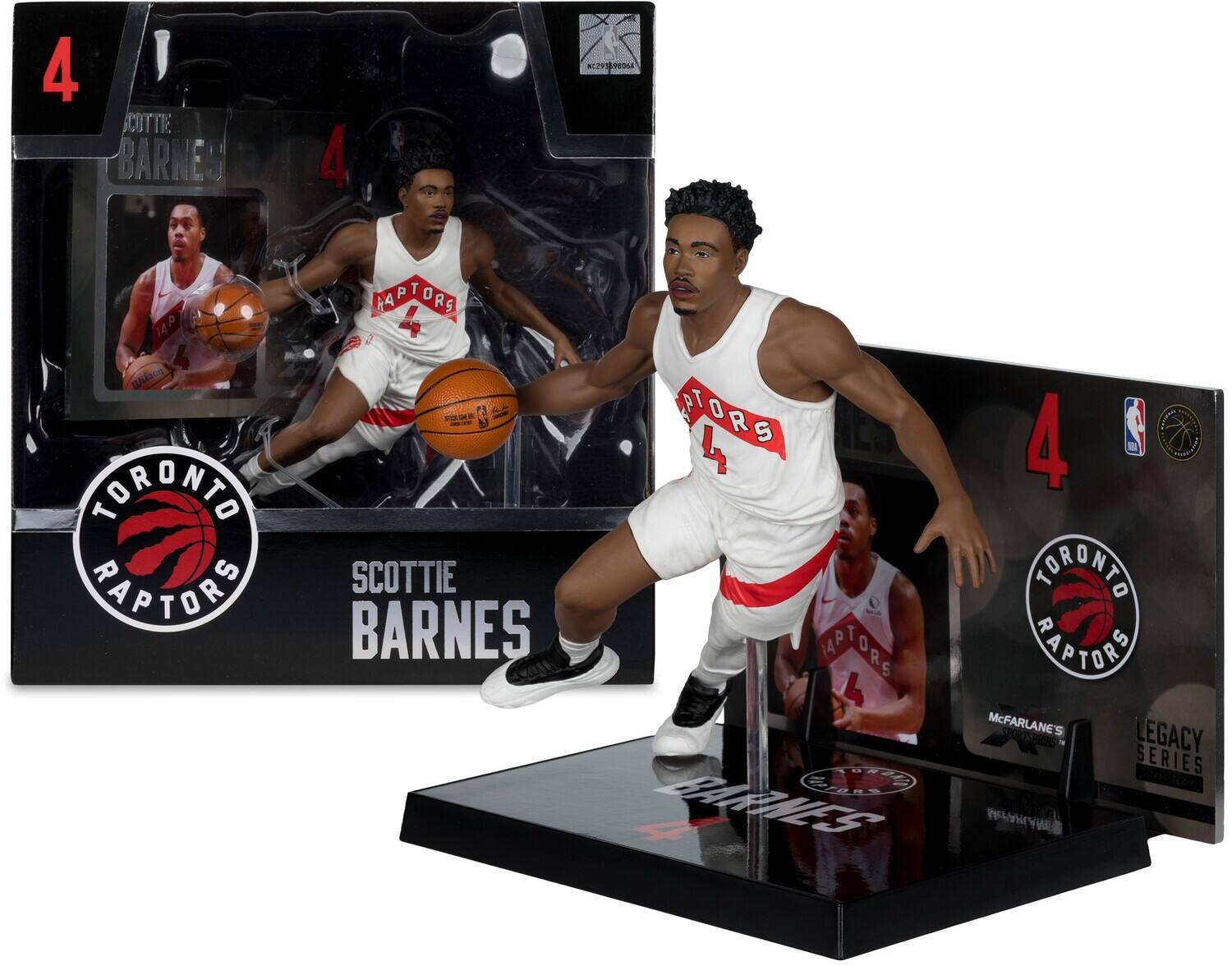 McFarlane's SportsPicks - NBA 7" Posed Figure - Scottie Barnes (Toronto Raptors) - COLLECTIBLES