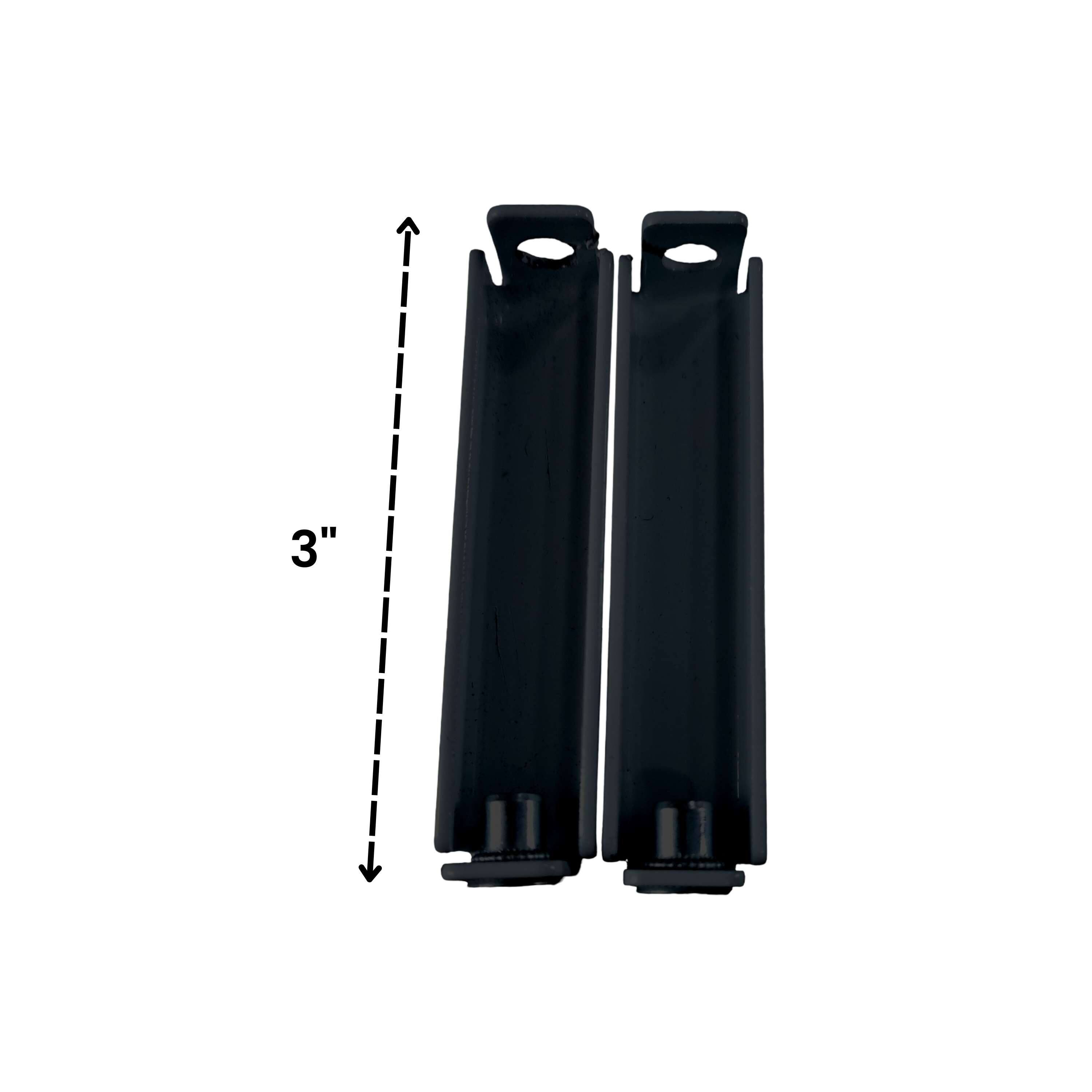 Left. Equator - Front Stacking Kit for Stacking Dryer on Washer - Compatible with Equator Brand - Black.