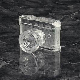 Fotodiox - Crystal Camera - 2/3 Sized Replica of Leica M9 Camera w/ Summicron 28mm f/2 Lens; Paperweight, Bookends, Display