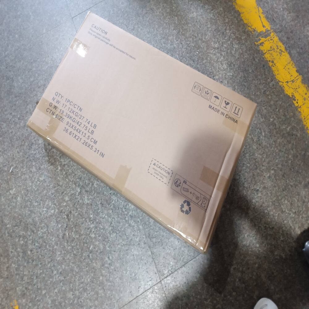 Only Please CAUTION original open package carefully will be accepted for return.

QTY: 1PC/CTN  
N.W: 17KG  
G.W: 19.39KG/42.75LB  
CTN SIZE: 93X54X13.5CM / 36.61X21.26X5.31IN

ACAUTION HERVY RIVO PACKAGE 12kg SA

MADE IN CHINA